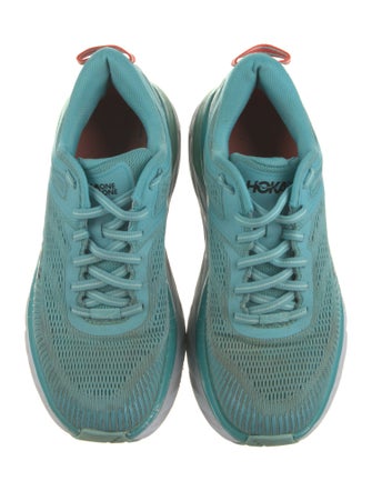 Hoka Mesh Graphic Print Athletic Sneakers