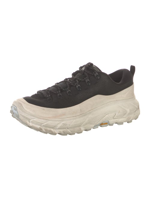 Hoka Leather Colorblock Pattern Athletic Sneakers