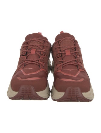 Hoka Mesh Colorblock Pattern Sneakers