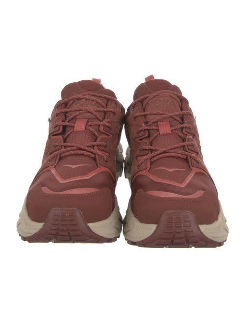 Hoka Mesh Colorblock Pattern Sneakers