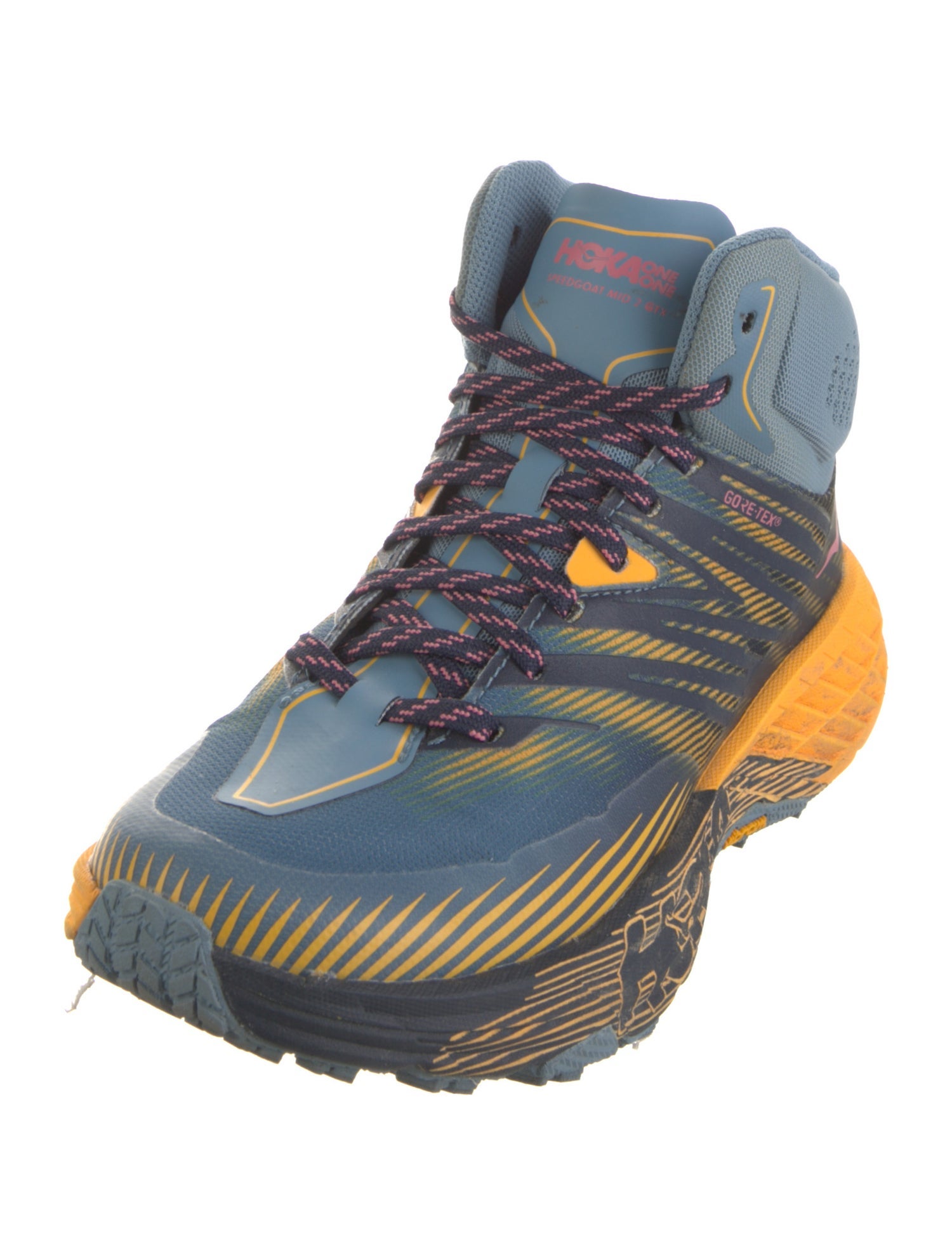 Hoka Nylon Printed Chunky Sneakers