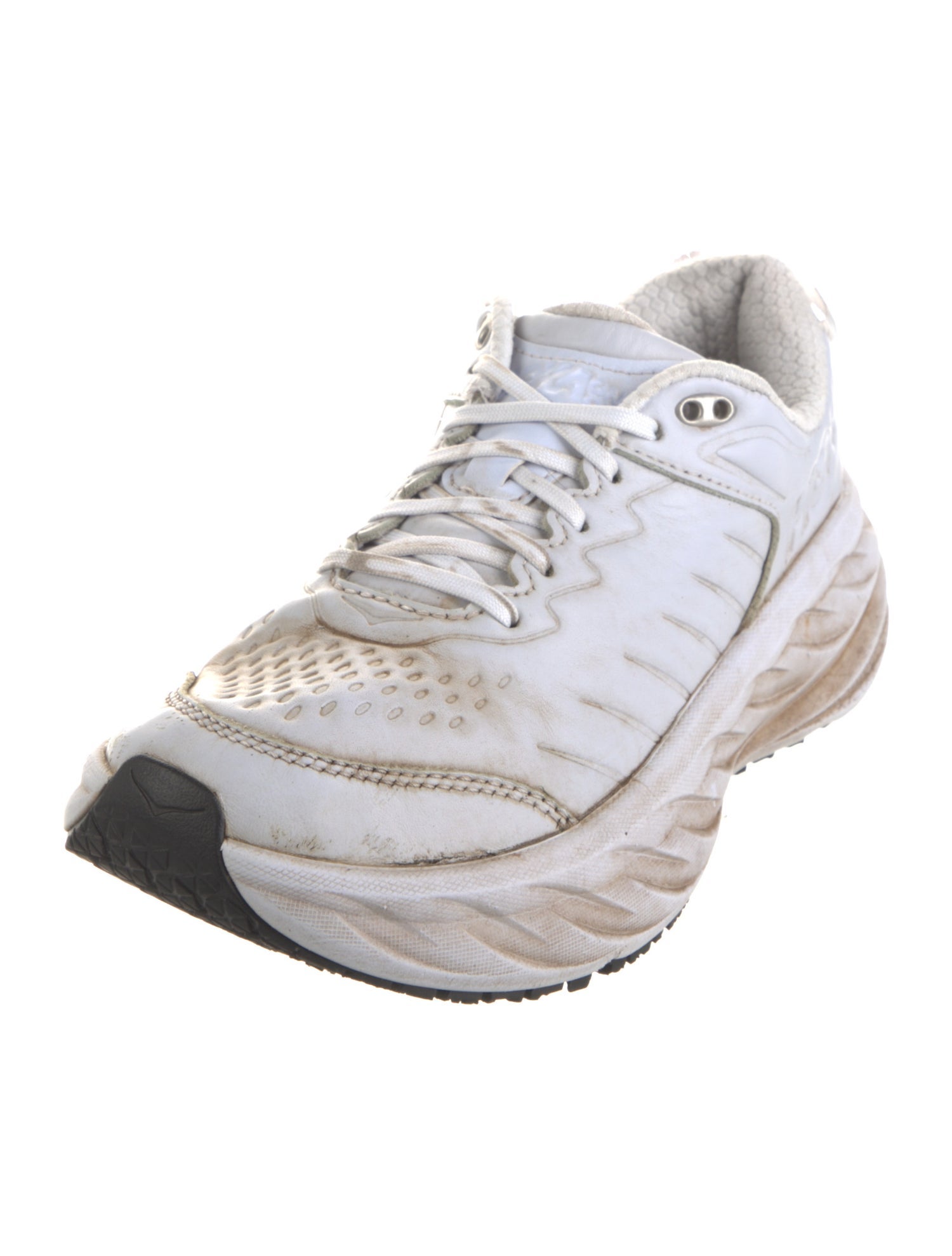Hoka Leather Athletic Sneakers