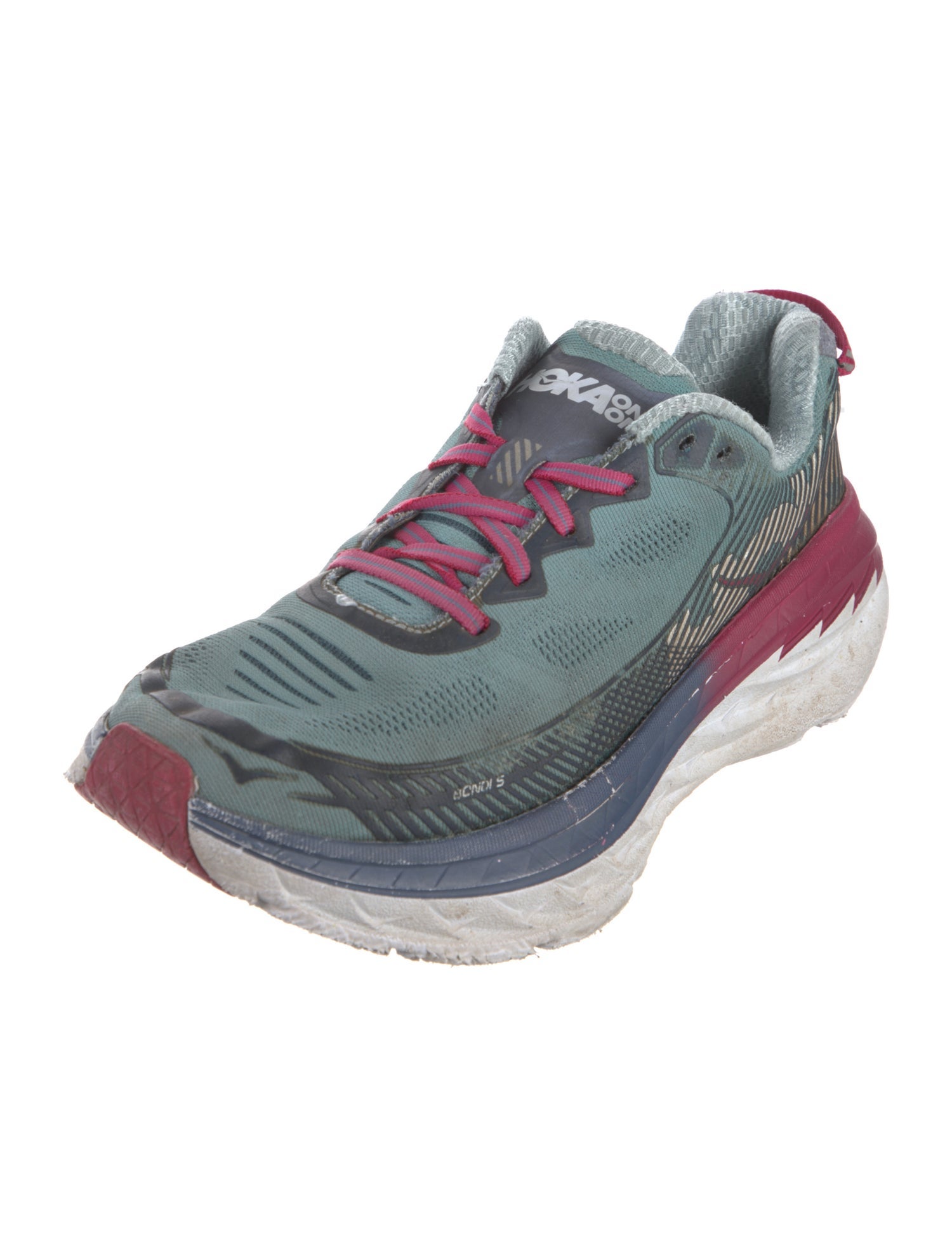 Hoka Mesh Printed Athletic Sneakers