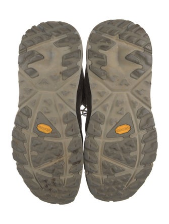 Hoka Suede Athletic Sneakers