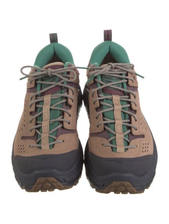 Hoka Suede Athletic Sneakers