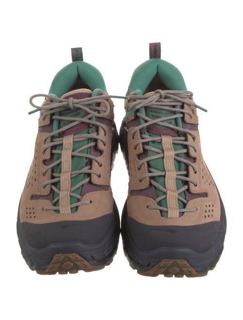 Hoka Suede Athletic Sneakers