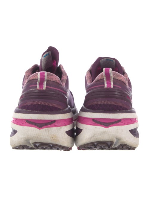 Hoka Leather Graphic Print Athletic Sneakers