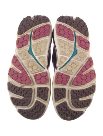 Hoka Leather Graphic Print Athletic Sneakers