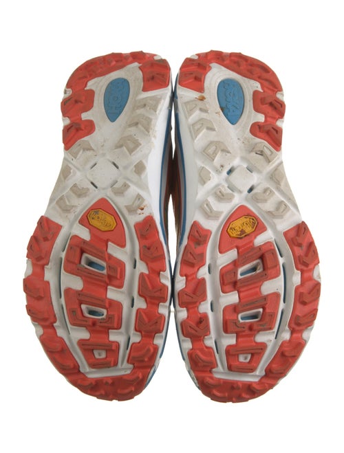 Hoka Mesh Colorblock Pattern Athletic Sneakers
