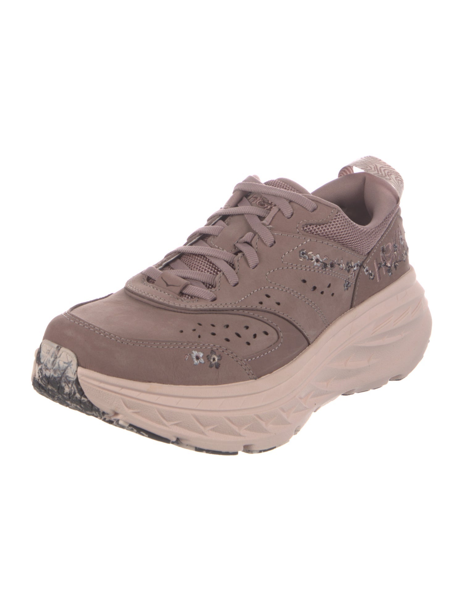 Hoka Nubuck Athletic Sneakers