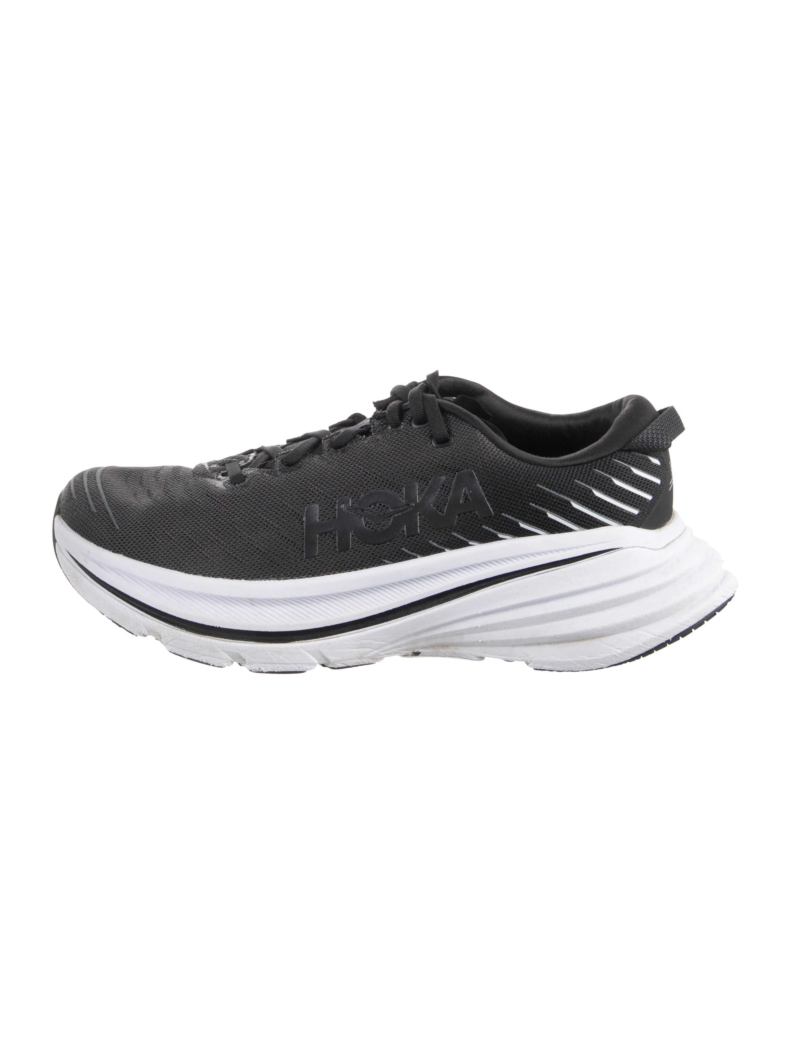 Hoka Mesh Colorblock Pattern Athletic Sneakers