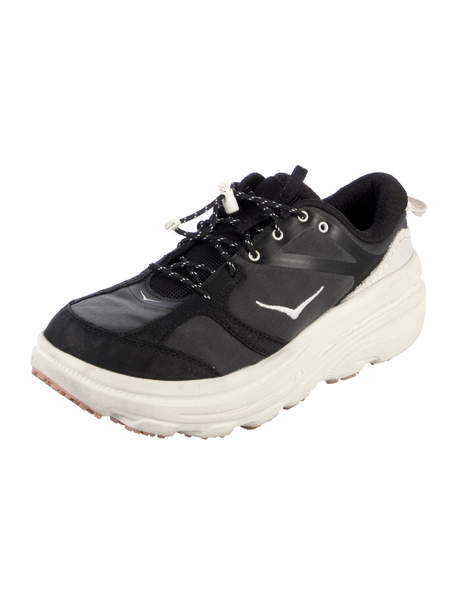 Hoka Mesh Colorblock Pattern Sneakers