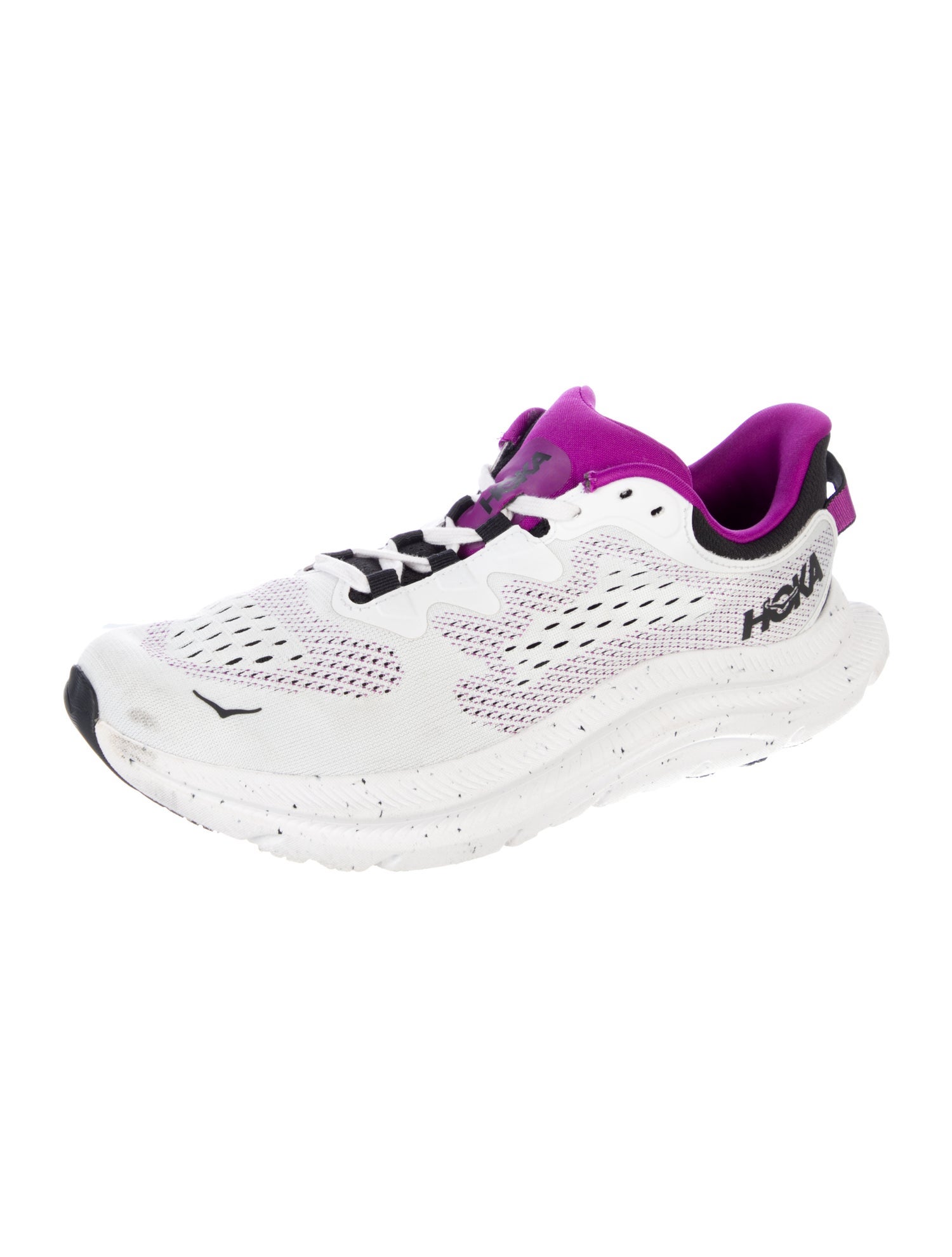 Hoka Mesh Colorblock Pattern Sneakers
