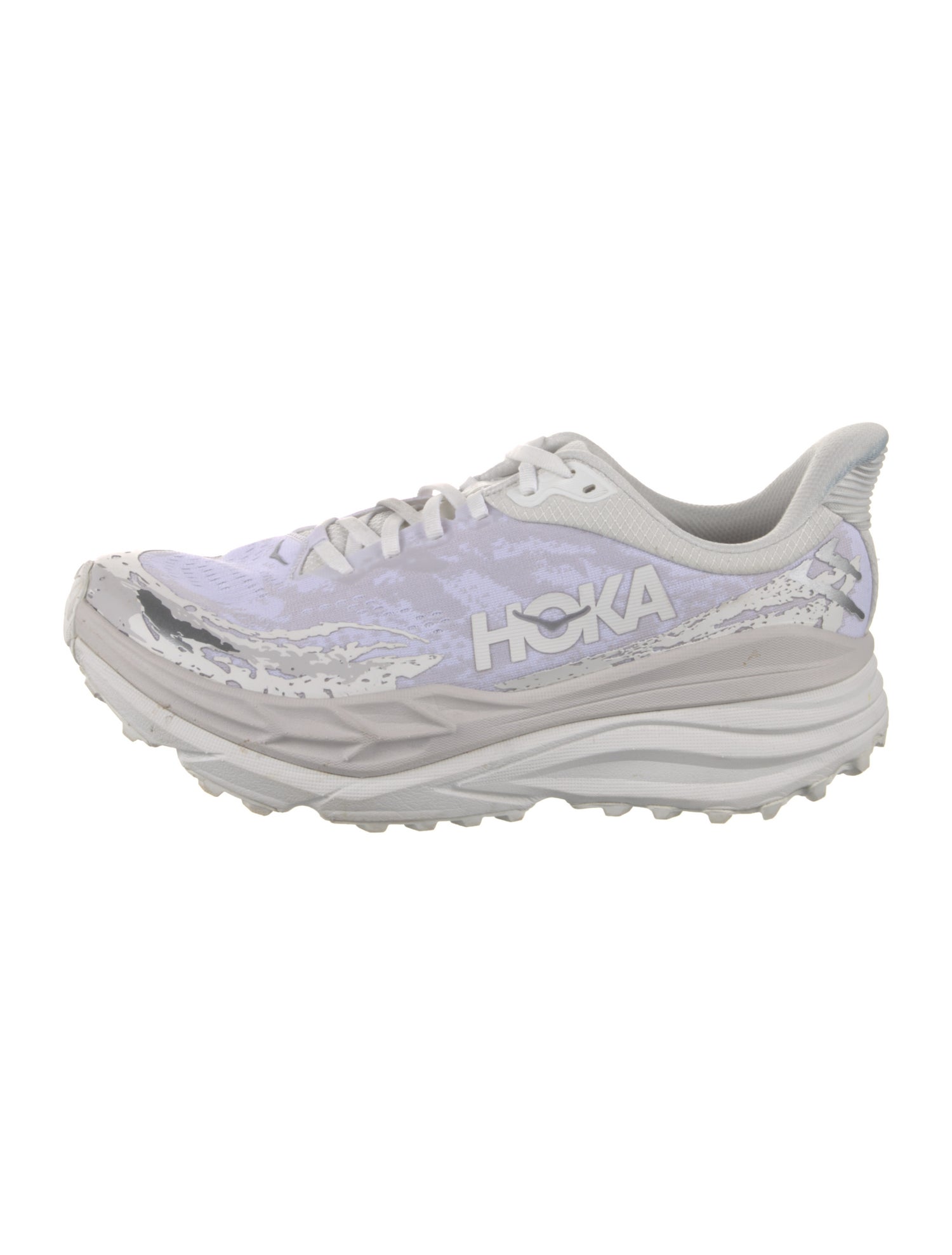 Hoka Plaid Print Athletic Sneakers