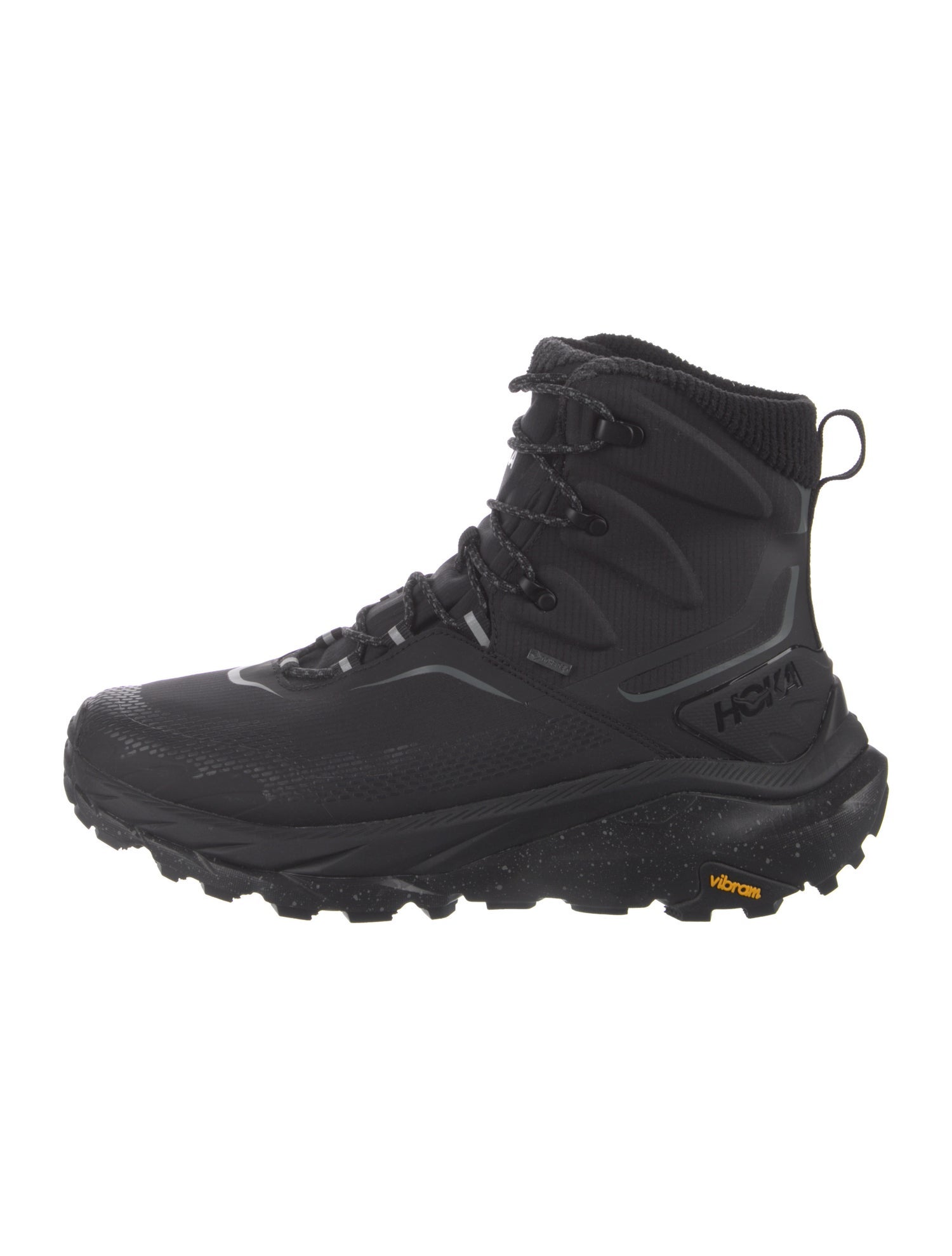 Hoka Nylon Mesh Accents Lace-Up Boots