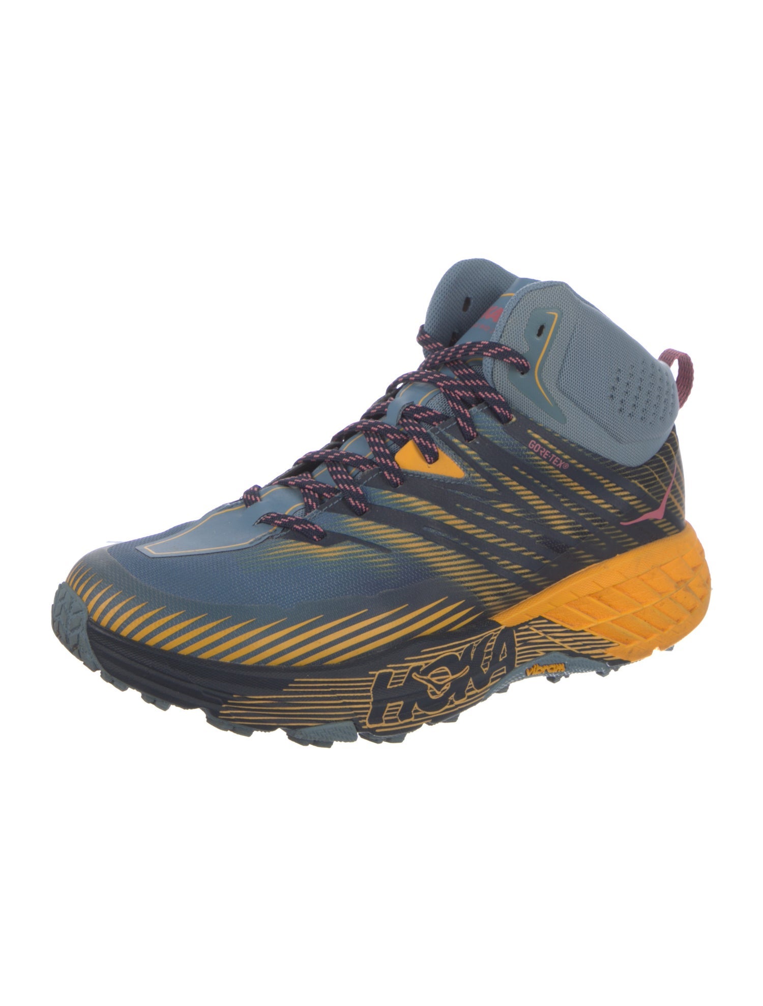 Hoka Mesh Striped Sneakers