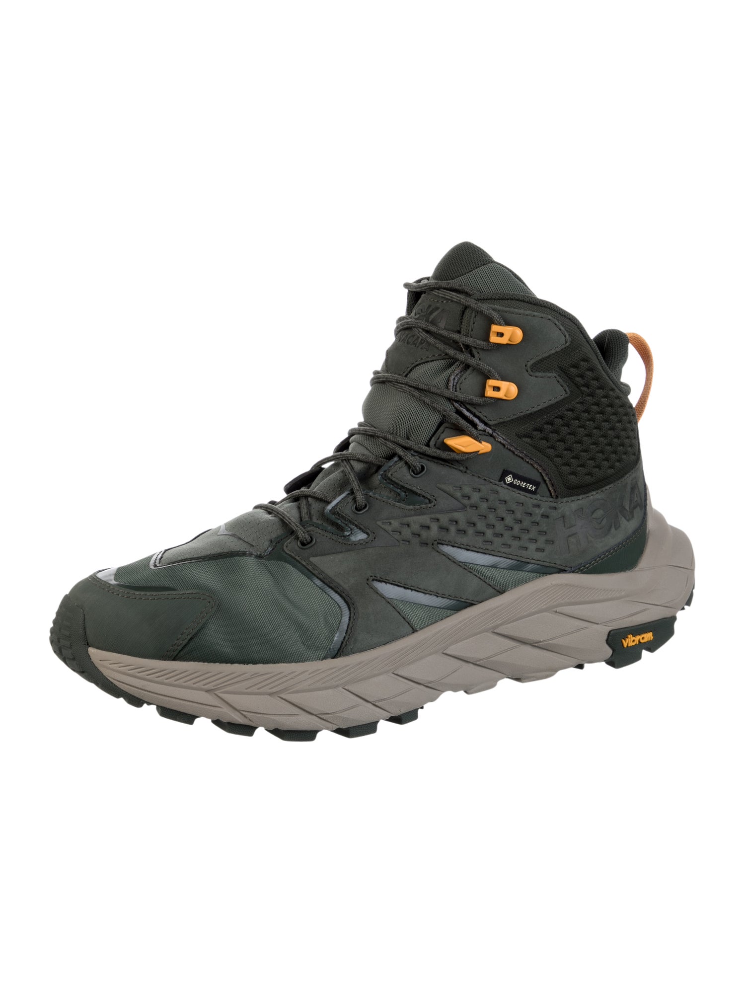 Hoka Nylon Lace-Up Boots
