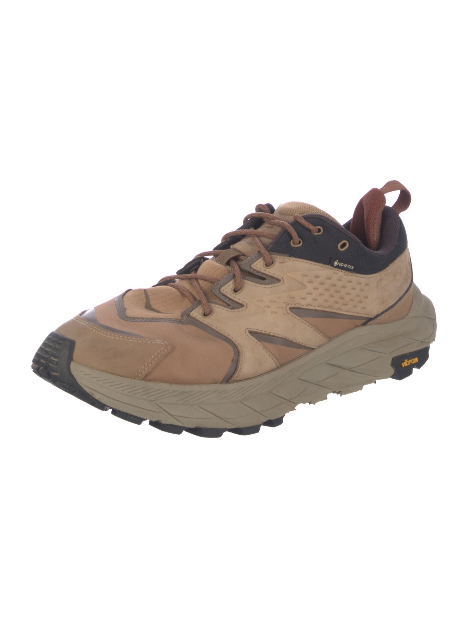 Hoka Suede Athletic Sneakers