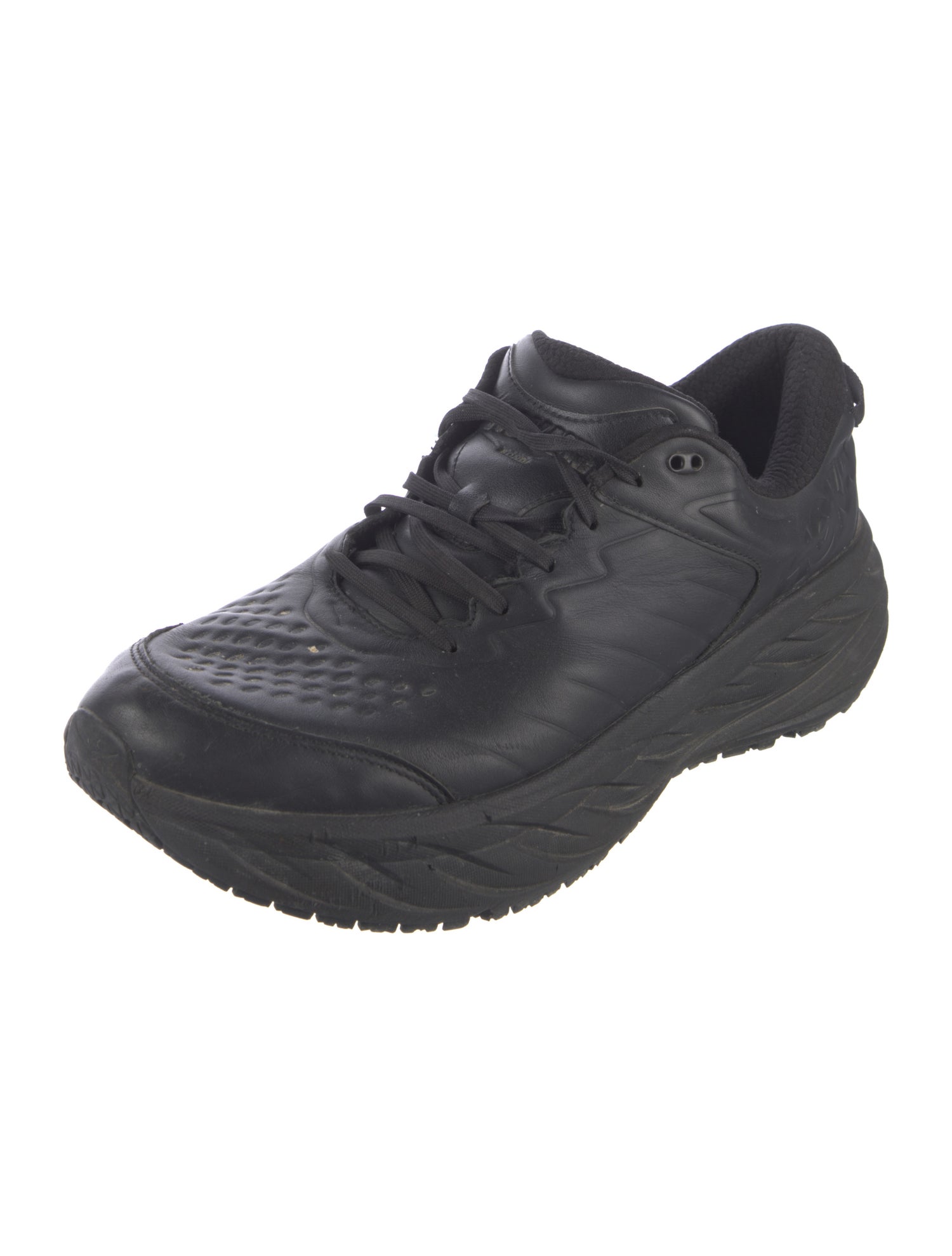 Hoka Leather Athletic Sneakers