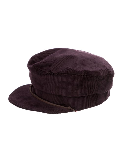 House of Lafayette Corduroy Baker Boy Hat Purple