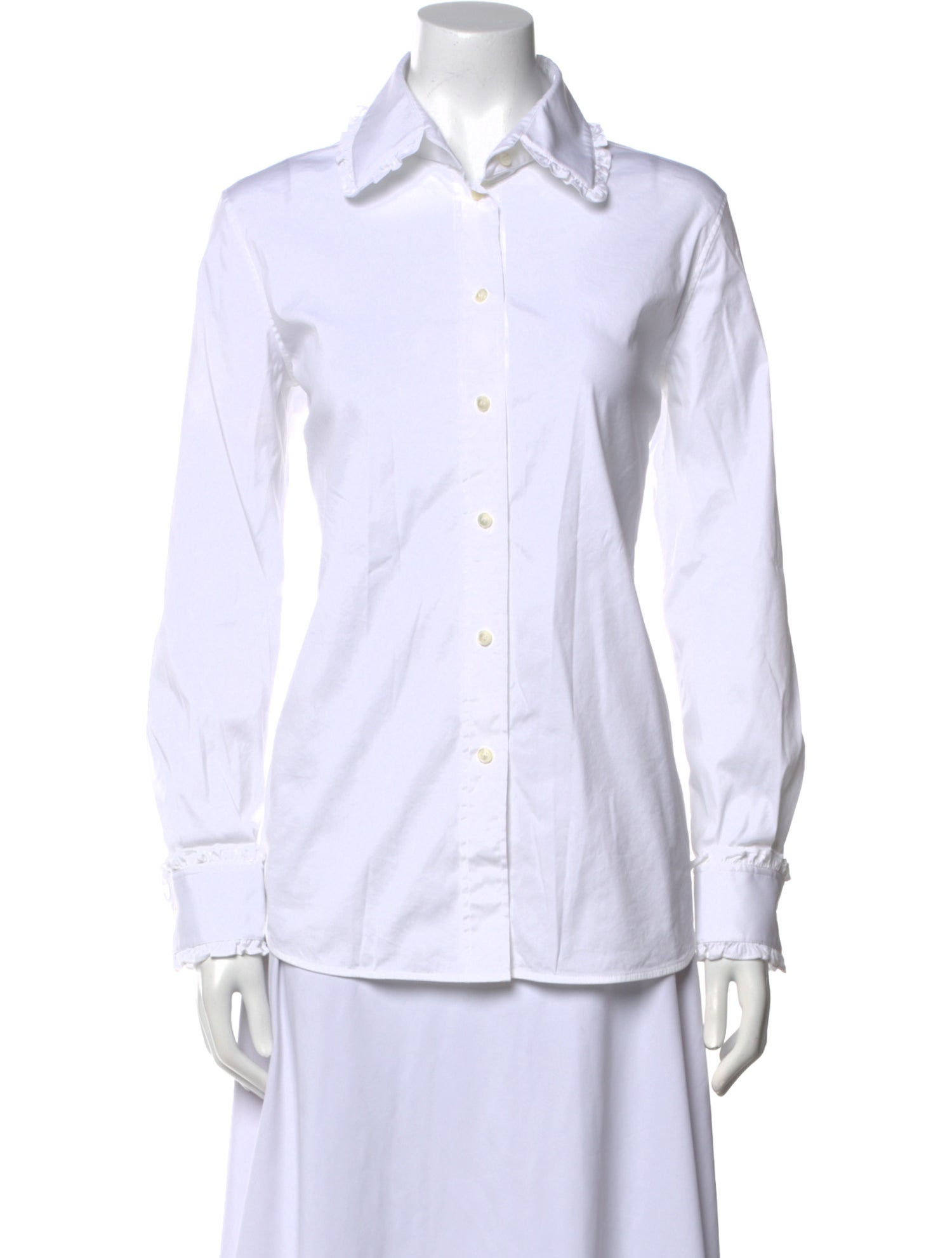 House of Lafayette Long Sleeve Button-Up Top
