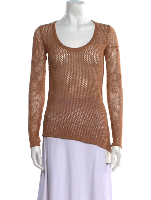 Helmut Lang for INTERMIX Wool Scoop Neck Sweater