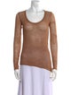 Helmut Lang for INTERMIX Wool Scoop Neck Sweater