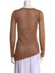 Helmut Lang for INTERMIX Wool Scoop Neck Sweater