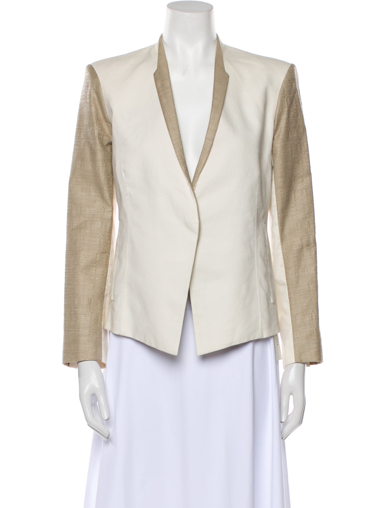 Helmut Lang for INTERMIX Colorblock Pattern Blazer