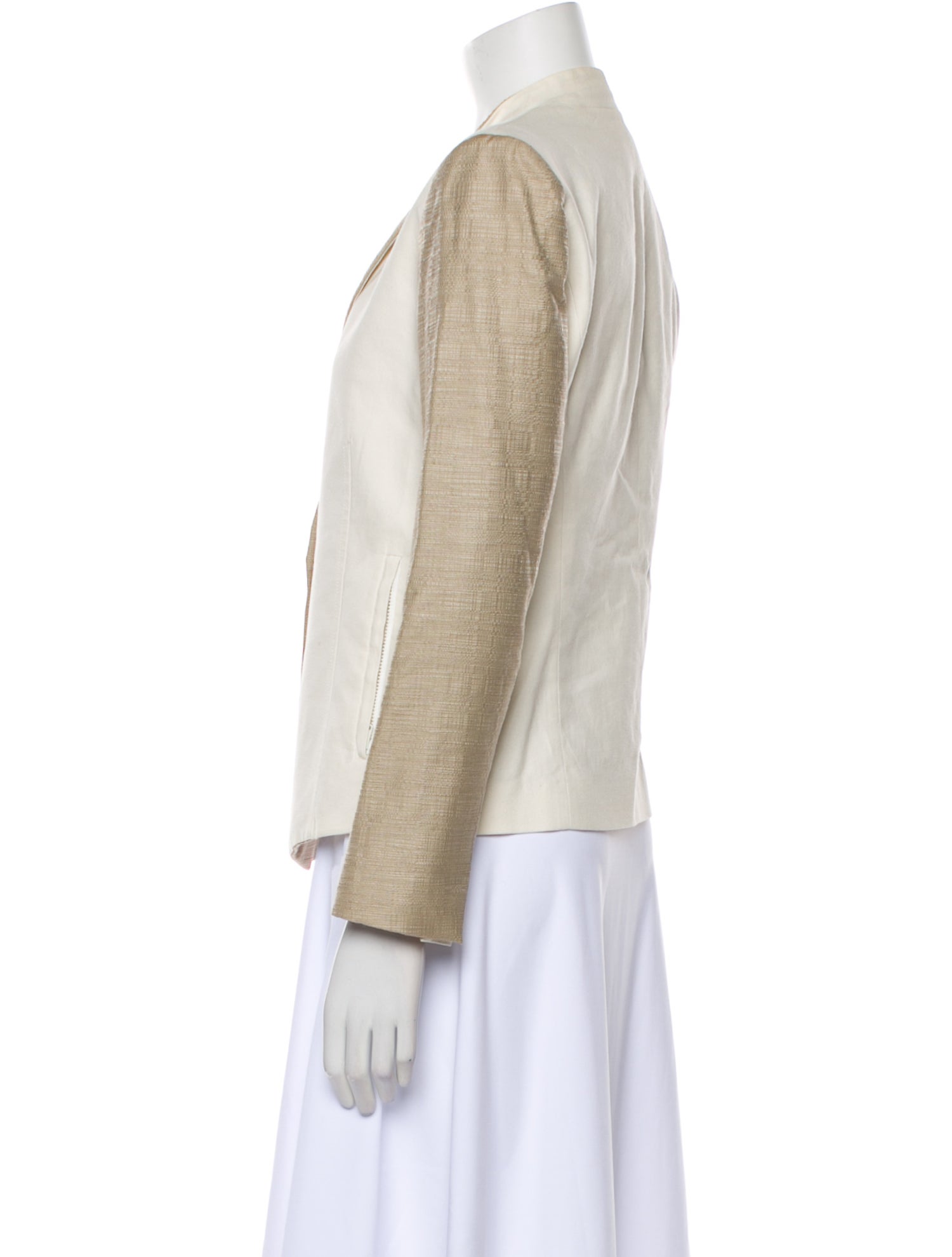 Helmut Lang for INTERMIX Colorblock Pattern Blazer