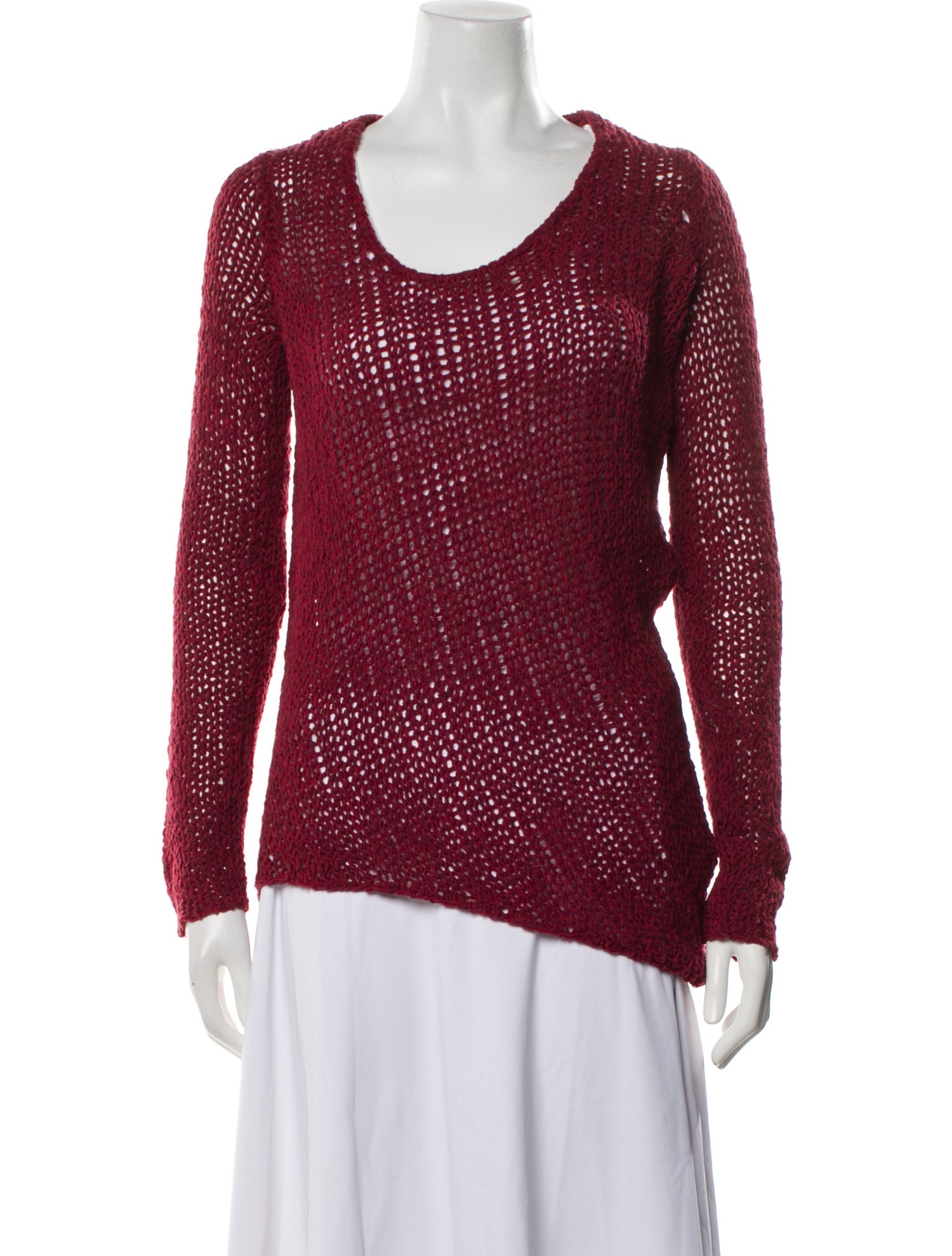 Helmut Lang for INTERMIX Wool Scoop Neck Sweater