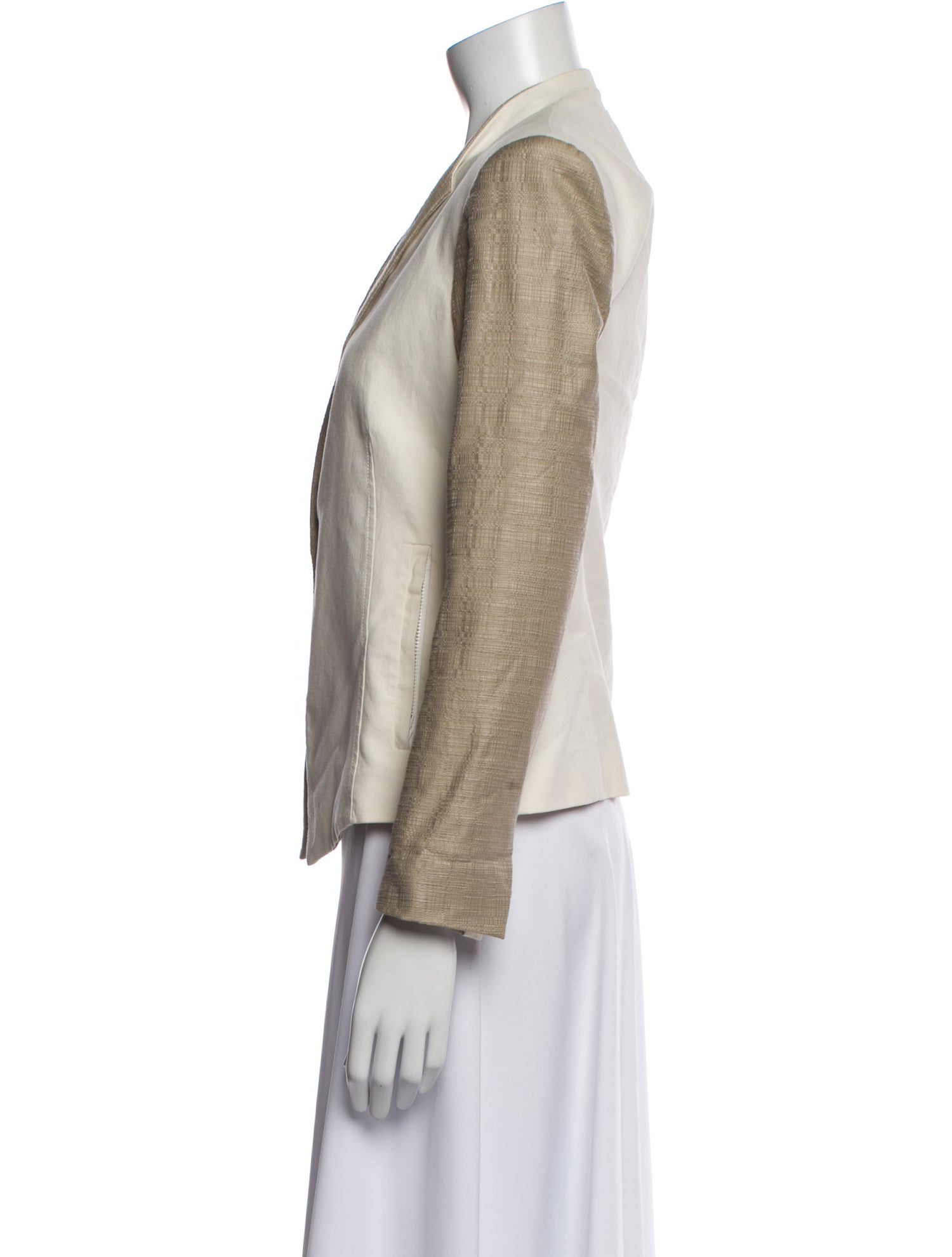 Helmut Lang for INTERMIX Colorblock Pattern Blazer
