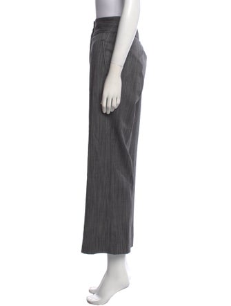 Herve Leger x Julia Restoin Roitfeld Wool Wide Leg Pants