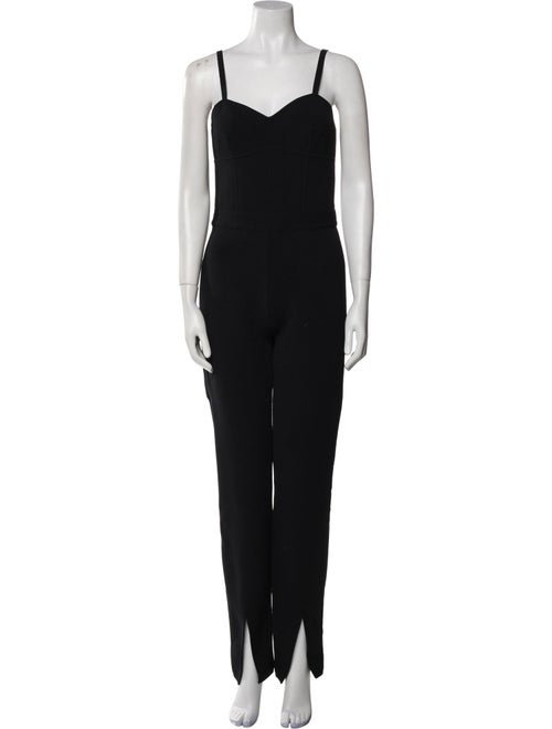 Herve Leger x Julia Restoin Roitfeld Square Neckline Jumpsuit