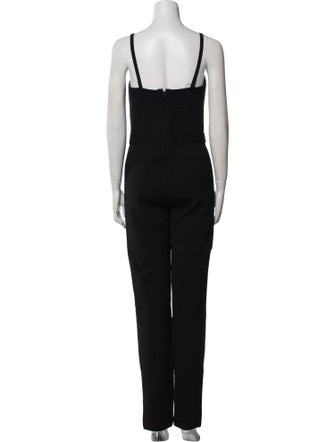 Herve Leger x Julia Restoin Roitfeld Square Neckline Jumpsuit