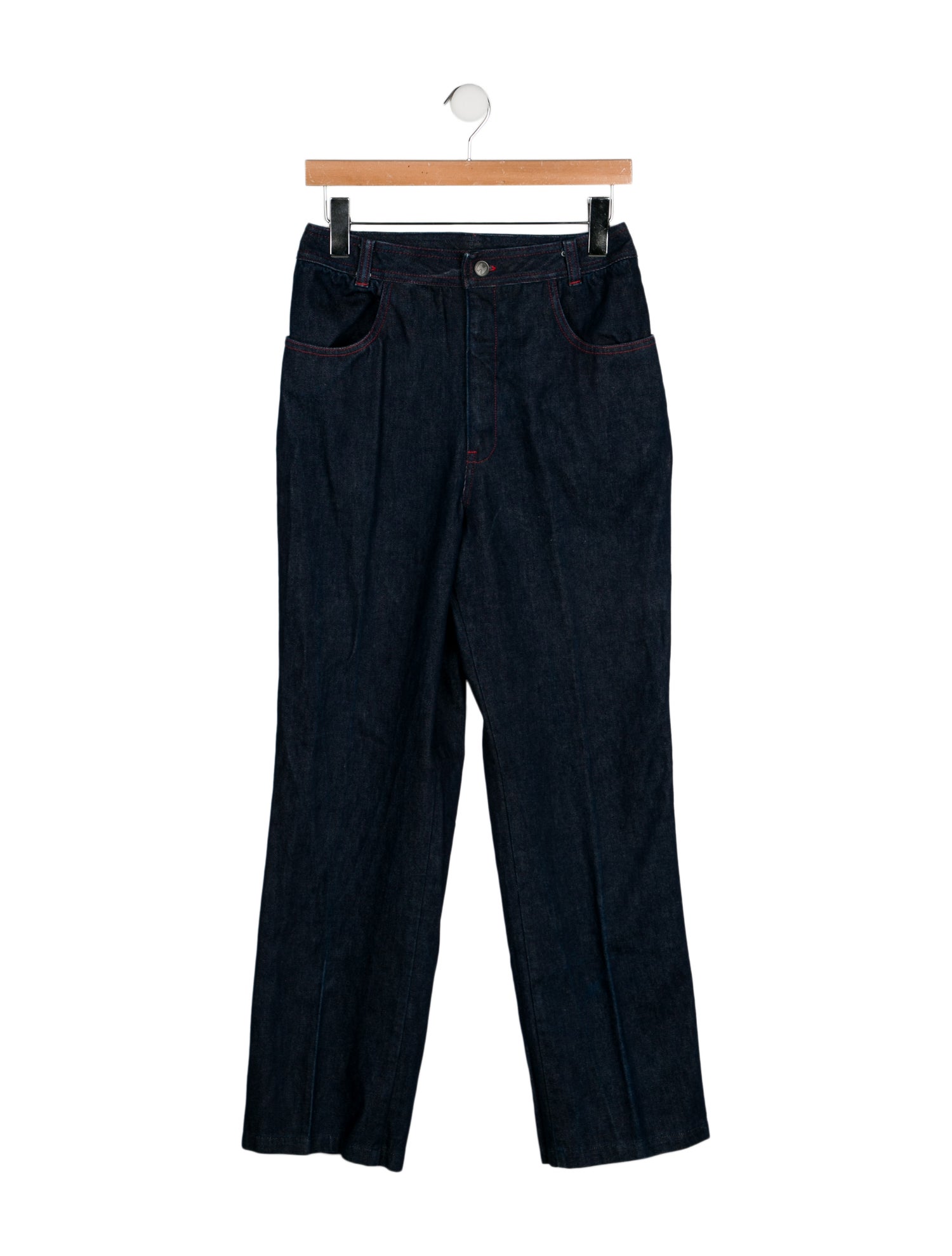 Halston III High-Rise Wide Leg Jeans