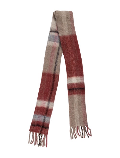 Holzweiler Striped Baby Alpaca Scarf Beige