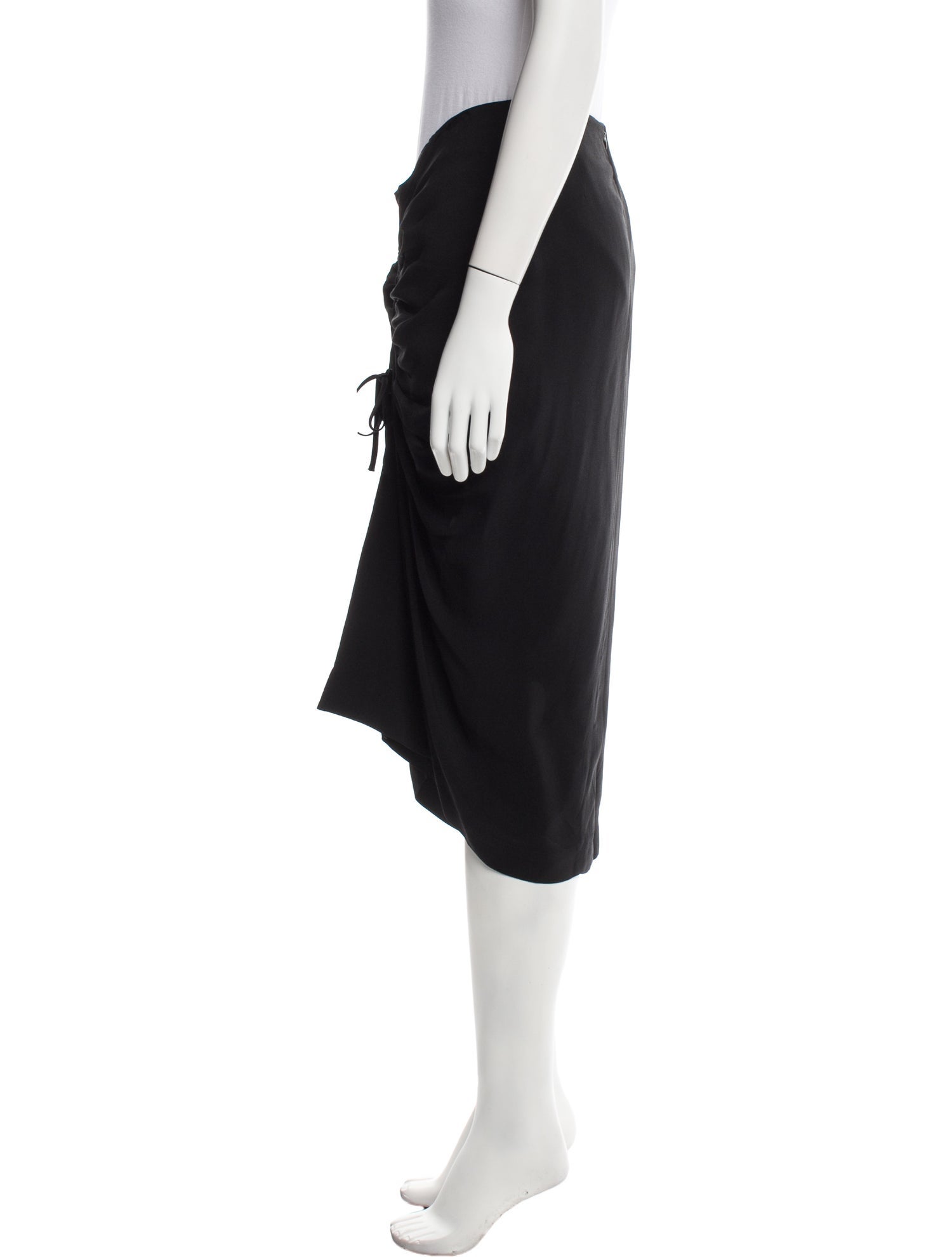 Holzweiler Ruffle Embellishment Knee-Length Skirt