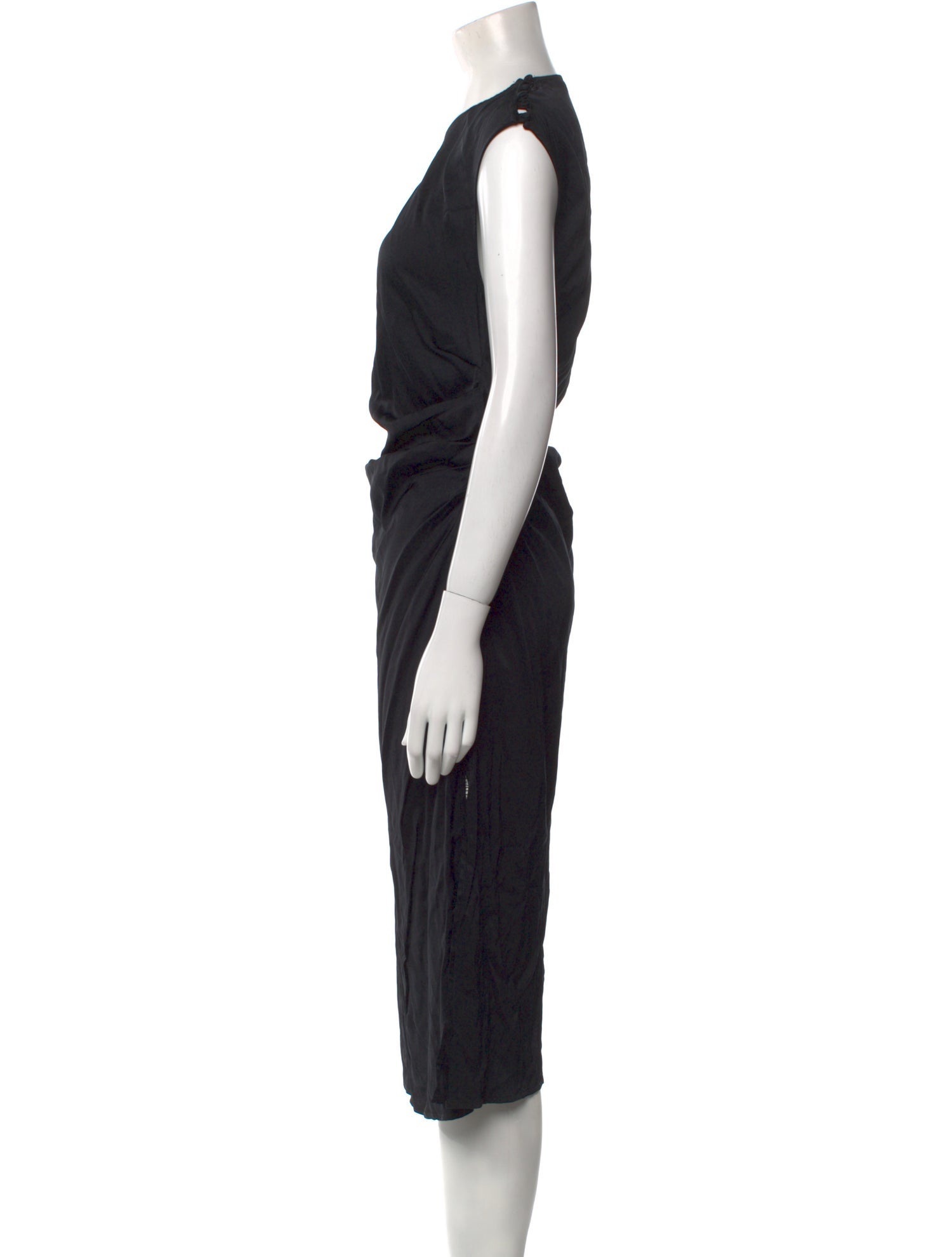 Holzweiler Crew Neck Midi Length Dress