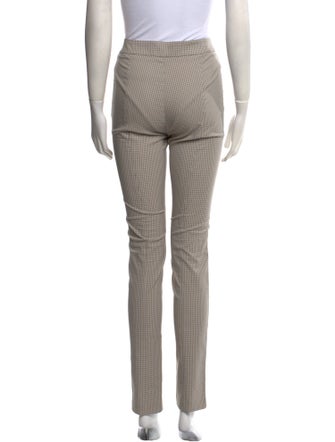 Holzweiler Plaid Print Straight Leg Pants