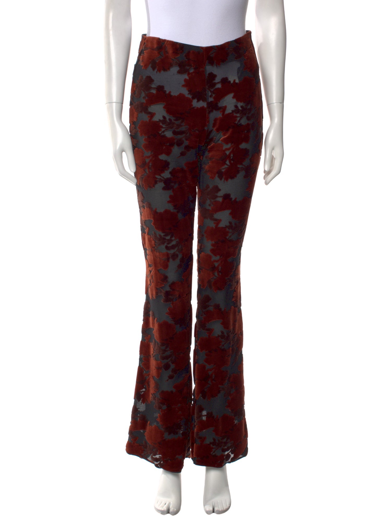 Holzweiler Floral Print Wide Leg Pants