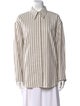 Holzweiler Striped Long Sleeve Button-Up Top