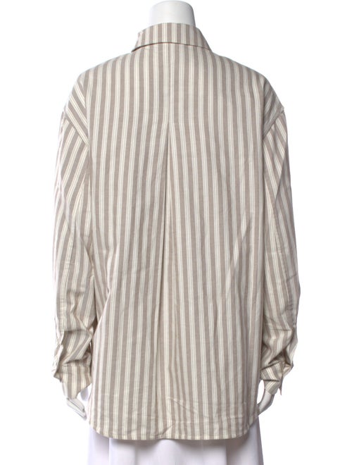 Holzweiler Striped Long Sleeve Button-Up Top