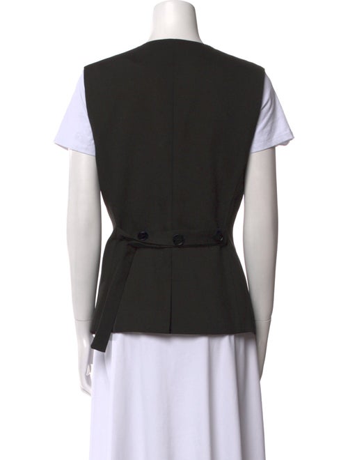 Holzweiler V-Neck Short Sleeve Button-Up Top