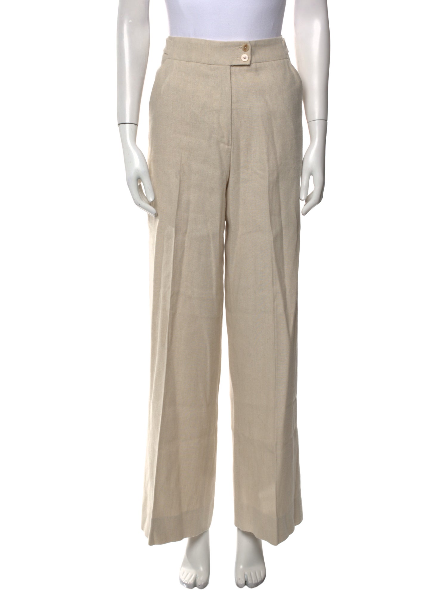 Holzweiler Linen Wide Leg Pants