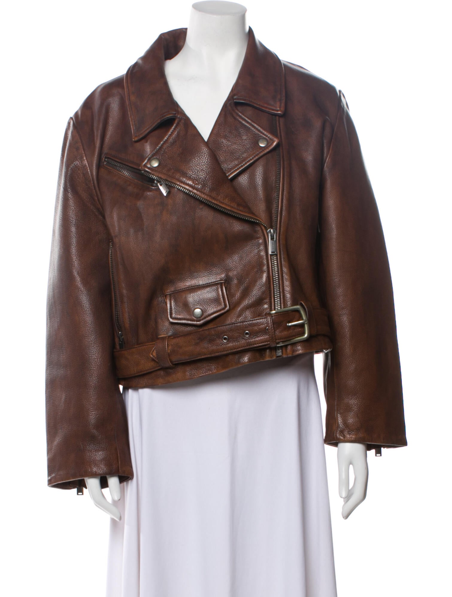 Holzweiler Leather Biker Jacket