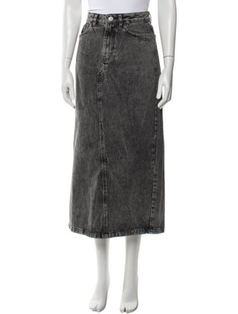 Holzweiler Distressed Accents Midi Length Skirt