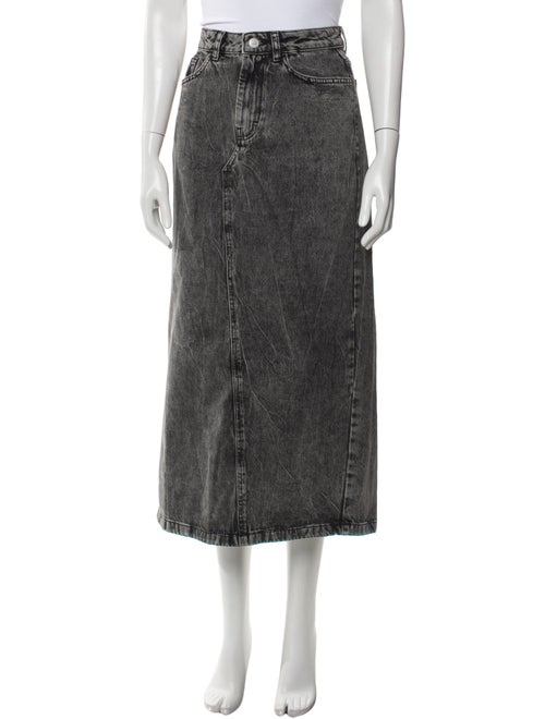 Holzweiler Distressed Accents Midi Length Skirt