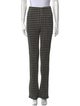 Holzweiler Plaid Print Straight Leg Pants