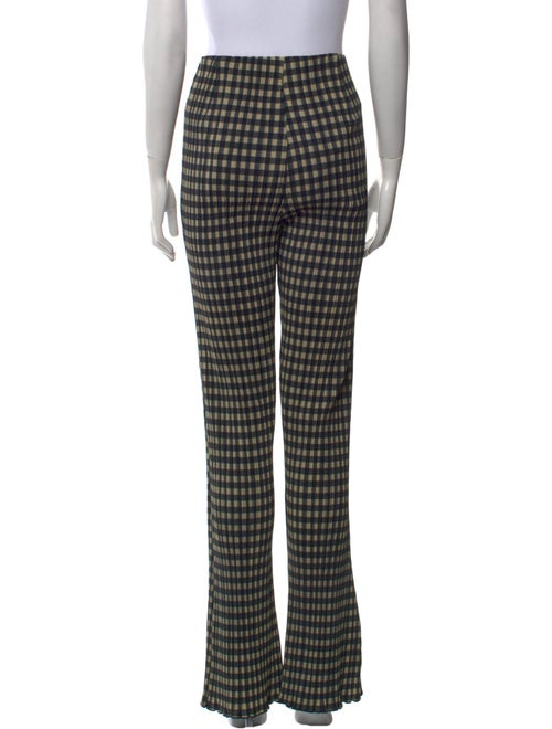 Holzweiler Plaid Print Straight Leg Pants
